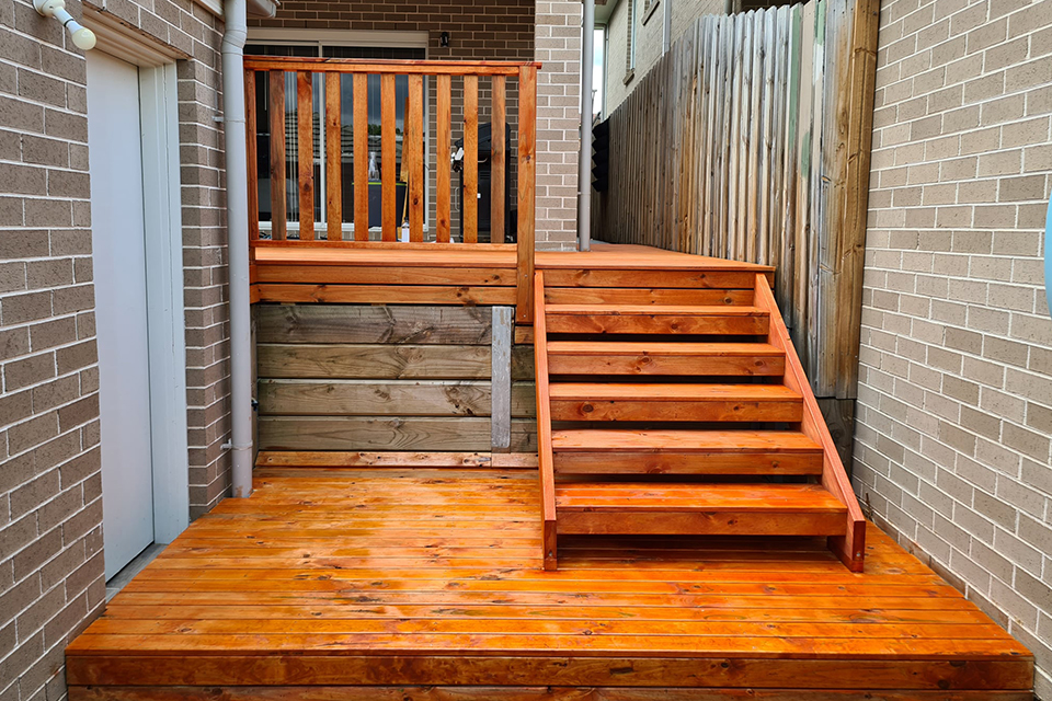 Hardwood Decking Small around the House Deck Decking Constructions